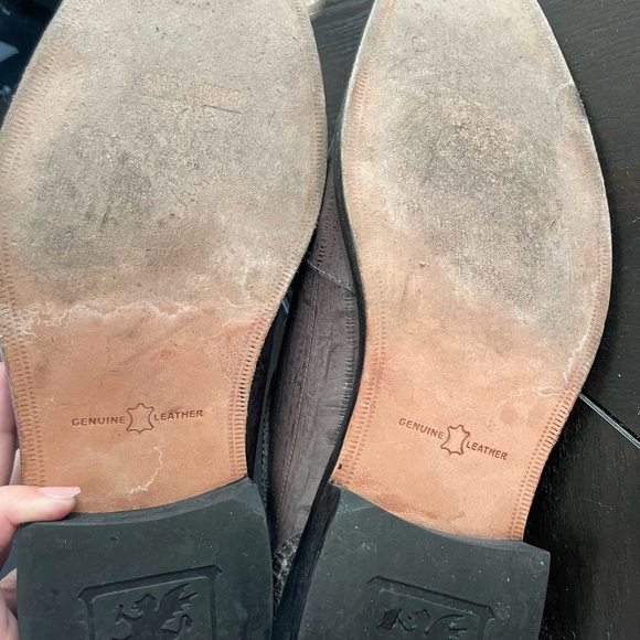 STACY ADAMS MENS LOAFER DRESS SHOE SNAKE PRINT GENUINE LEATHER SZ 11 - Picture 3 of 3